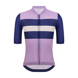 SANTINI Kurzarm Fahrradtrikot - BENGAL - Blau/Lila/Weiß