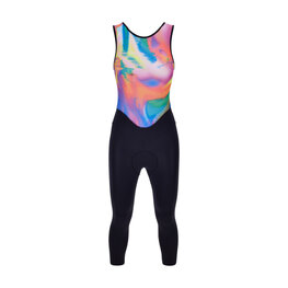 SANTINI Lange Fahrradhose mit Trägern - UNICO - Schwarz