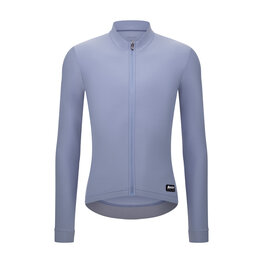 SANTINI Langarm Fahrradtrikot für den Winter - RTR - Blau