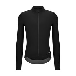 SANTINI Langarm Fahrradtrikot für den Winter - RTR - Schwarz