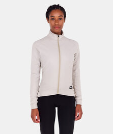 SANTINI Langarm Fahrradtrikot für den Winter - RTR - Elfenbein