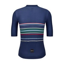 SANTINI Kurzarm Fahrradtrikot - BENGAL EVO - Blau