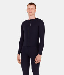 SANTINI Langarm Fahrradtrikot für den Sommer - UNICO - Schwarz