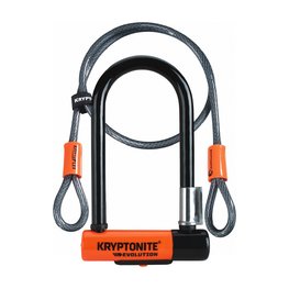 KRYPTONITE Fahrradschloss - U EVOLUTION MINI-7 - Orange/Schwarz