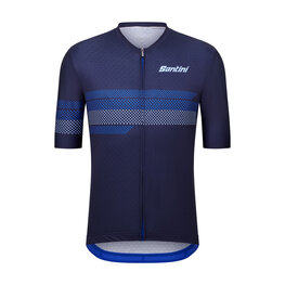 SANTINI Kurzarm Fahrradtrikot - IDEA - Blau
