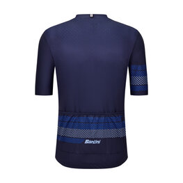 SANTINI Kurzarm Fahrradtrikot - IDEA - Blau