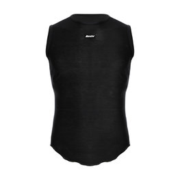 SANTINI Ärmelloses Fahrrad-Shirt - DRY - Schwarz