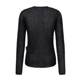 SANTINI Langarm Fahrrad-Shirt - ALPHA - Schwarz