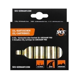 SKS CO2 Pumpen/Kartuschen - CO2 BOMB - Gold