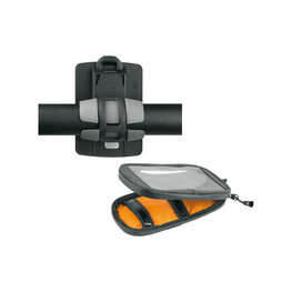SKS Smartphone-Halter - SMARTBOY PLUS - Schwarz/Orange