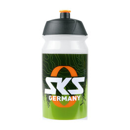 SKS Fahrrad-Wasserflasche - ORGANIC DRINKING BOTTLE - Weiß/Grün