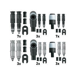 SKS CLIKVALVE STARTERKIT - Schwarz