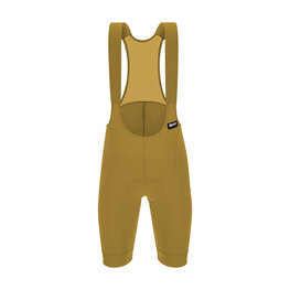 SANTINI Kurze Fahrradhose mit Trägern - RTR - Gelb