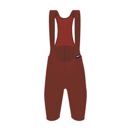 SANTINI Kurze Fahrradhose mit Trägern - RTR - Rot