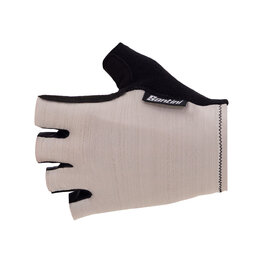 SANTINI Fingerlose Fahrradhandschuhe - TACT - Beige