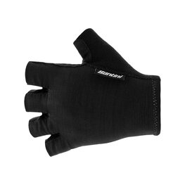 SANTINI Fingerlose Fahrradhandschuhe - TACT - Schwarz