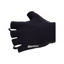 SANTINI Fingerlose Fahrradhandschuhe - 3D - Schwarz
