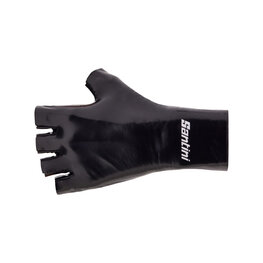 SANTINI Fingerlose Fahrradhandschuhe - MADSS AERO - Schwarz