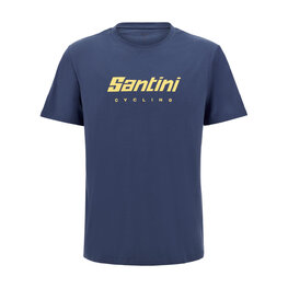 SANTINI Kurzarm Fahrrad-Shirt - BRAND - Blau