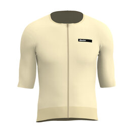 SANTINI Kurzarm Fahrradtrikot - AERO RACE - Gelb