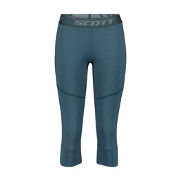 SCOTT Lange Radunterhose - DEFINED MERINO W - Grün