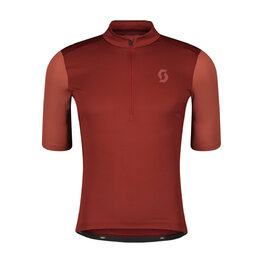 SCOTT Kurzarm Fahrradtrikot - GRAVEL 10 - bordeaux