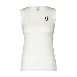 SCOTT Ärmelloses Fahrrad-Shirt - UNDERWEAR CARBON W - Weiß