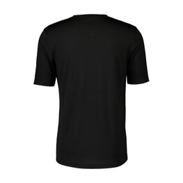 SCOTT Kurzarm Fahrrad-Shirt - COMMUTER MERINO - Schwarz