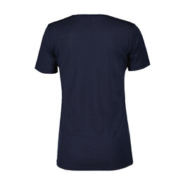 SCOTT Kurzarm Fahrrad-Shirt - TEE COMMUTER MERINO W - Blau
