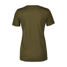 SCOTT Kurzarm Fahrrad-Shirt - TEE COMMUTER MERINO W - Grün