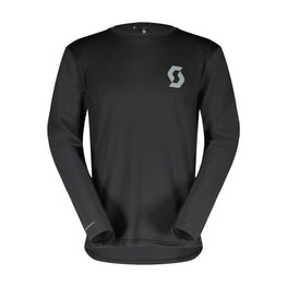 SCOTT Langarm Fahrradtrikot für den Sommer - TRAIL VERTIC LS - Schwarz