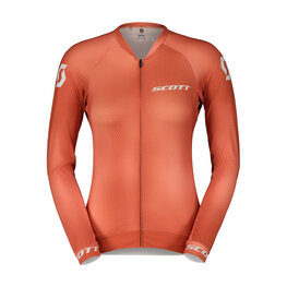 SCOTT Langarm Fahrradtrikot für den Sommer - RC PRO - Orange
