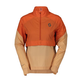 SCOTT Winddichte Fahrradjacke - ENDURANCE ANORAK WB W - Orange/Beige