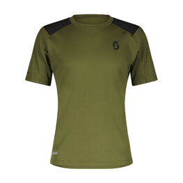 SCOTT Kurzarm Fahrradtrikot - DEFINED TECH SS - Grün/Schwarz