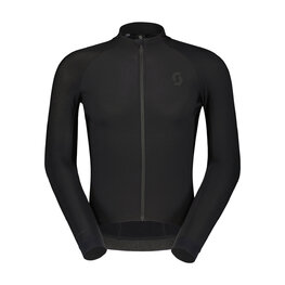 SCOTT Langarm Fahrradtrikot für den Winter - PRO WARM - Schwarz