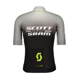SCOTT Kurzarm Fahrradtrikot - SRAM PRO - Schwarz/Weiß