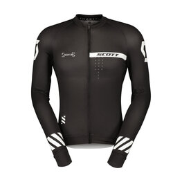 SCOTT Langarm Fahrradtrikot für den Sommer - PRO - Schwarz
