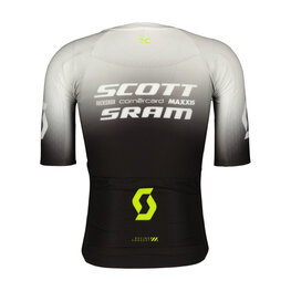 SCOTT Kurzarm Fahrradtrikot - SRAM AERO - Schwarz/Weiß