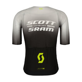 SCOTT Kurzarm Fahrradtrikot - SRAM RACE - Schwarz/Weiß
