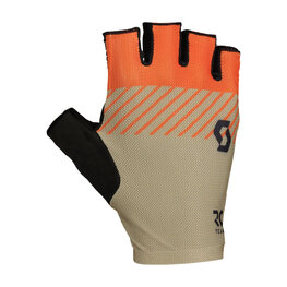 SCOTT Fingerlose Fahrradhandschuhe - RC TEAM SF - Rot/Beige/Schwarz