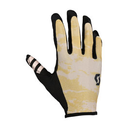 SCOTT Langfinger-Fahrradhandschuhe - TRACTION LF - Rosa/Beige/Schwarz