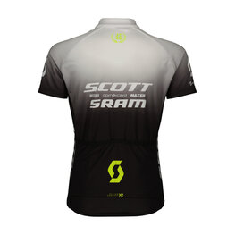 SCOTT Kurzarm Fahrradtrikot - SCOTT-SRAM PRO - Schwarz/Weiß