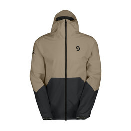 SCOTT wasserfeste Jacke - EXPLORAIR LIGHT DRYO 2.5L - Beige/Schwarz