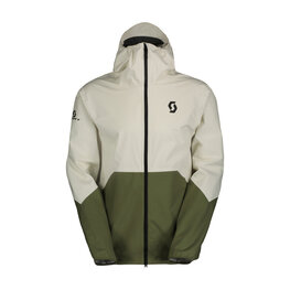 SCOTT wasserfeste Jacke - EXPLORAIR LIGHT DRYO 2.5L - Weiß/Grün