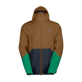 SCOTT wasserfeste Jacke - EXPLORAIR LIGHT DRYO 2.5L - Braun/Blau/Grün