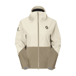 SCOTT wasserfeste Jacke - EXPLORAIR LIGHT DRYO 2.5L W - Weiß/Braun