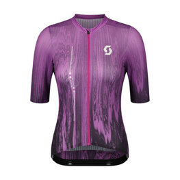 SCOTT Kurzarm Fahrradtrikot - ULTD SL W - Lila/Schwarz
