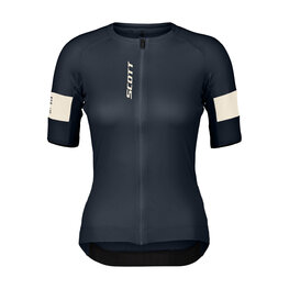 SCOTT Kurzarm Fahrradtrikot - ENDURANCE PRO W - Blau/Weiß