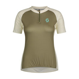 SCOTT Kurzarm Fahrradtrikot - ENDURANCE 20 W - Grün/Weiß