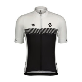 SCOTT Kurzarm Fahrradtrikot - RC TEAM - Weiß/Schwarz